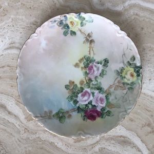 VINTAGE SIGNED HAND PAINTED HAVILAND FRANCE PLATE